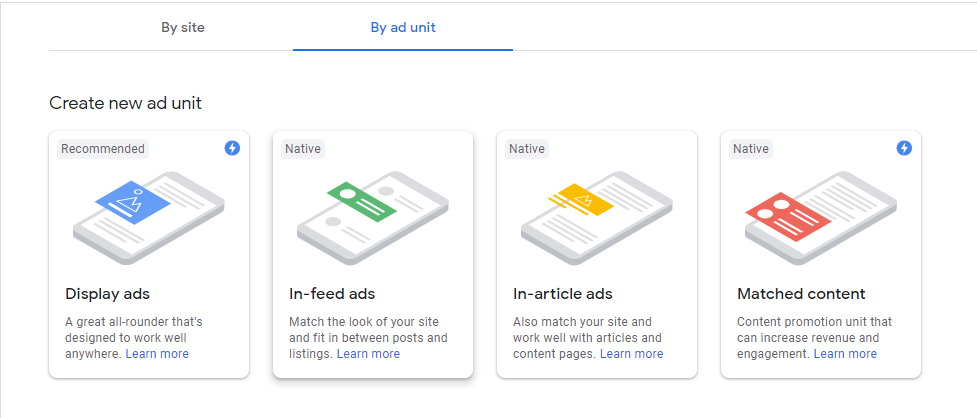 Manual adsense Ads