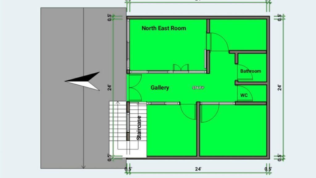 North Facnig House Layout plan