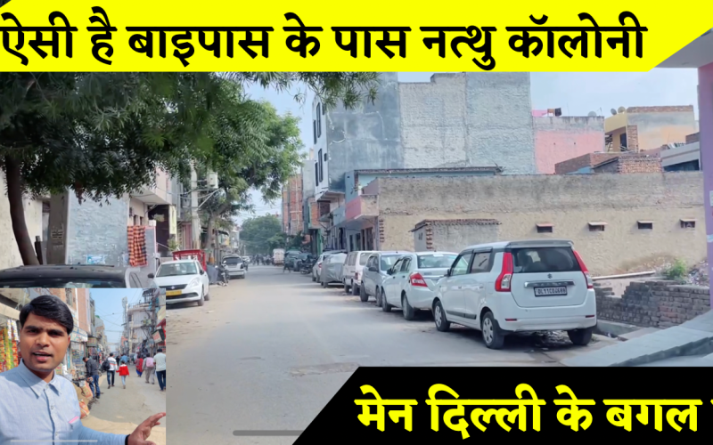 DDA Colony No. 929 and 688 Nathupura Nathu Colony